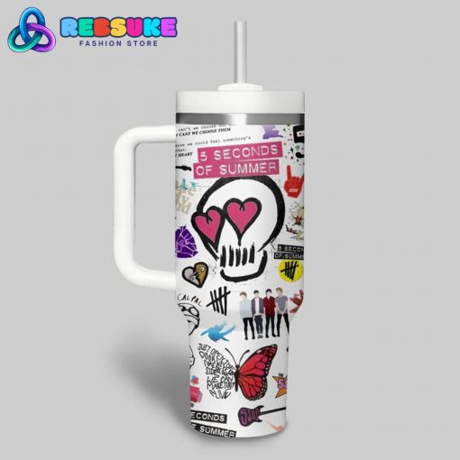 5 Seconds Of Summer White Stanley Tumbler