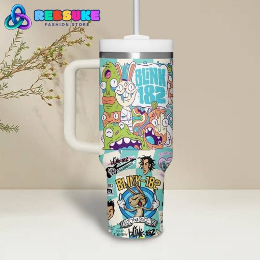 Blink-182 Band When You Smile I Melt Inside Stanley Tumbler