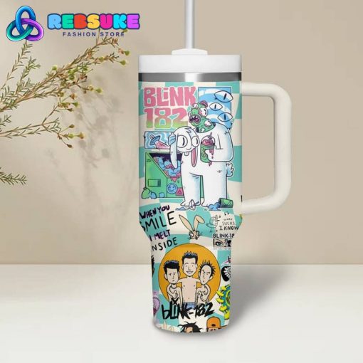 Blink-182 Band When You Smile I Melt Inside Stanley Tumbler