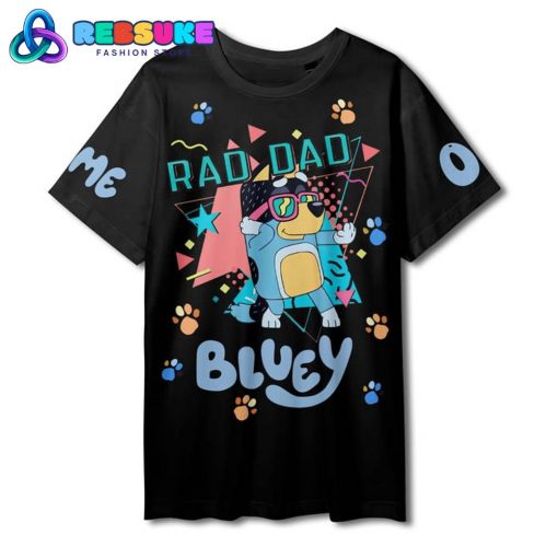 Bluey Cool Dads Club Black Shirt