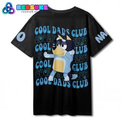 Bluey Cool Dads Club Black Shirt