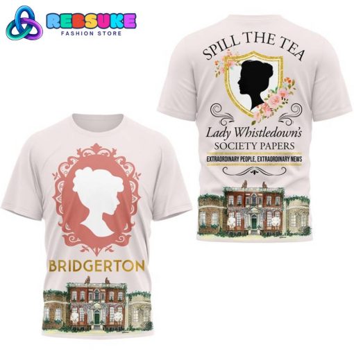 Bridgerton Lady Whistledown’s Society Papers Shirt