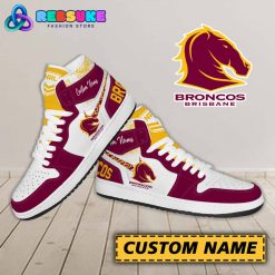 Brisbane Broncos NRL Custom Name Nike Air Jordan 1