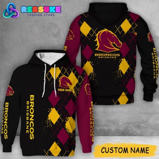 Brisbane Broncos NRL New Personalized Hoodie