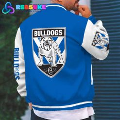 CanterburyBankstown Bulldogs NRL Custom Name Baseball Jacket
