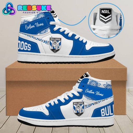 Canterbury-Bankstown Bulldogs NRL Custom Name Nike Air Jordan 1