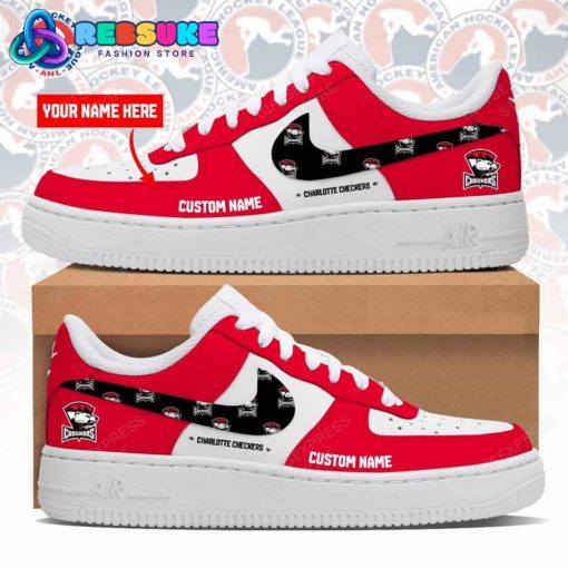 Charlotte Checkers AHL Custom Name Nike Air Force 1