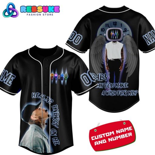 Chris Brown Baby Can You Make A Wish For Me Baseball Jersey