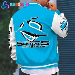 Cronulla-Sutherland Sharks NRL Custom Name Baseball Jacket