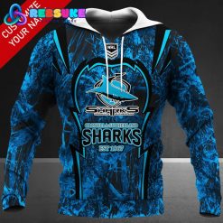 CronullaSutherland Sharks NRL Personalized Hoodie