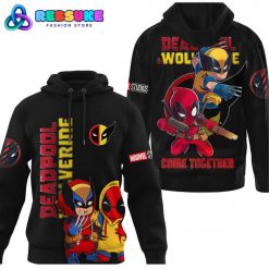 Deadpool And Wolverine Marvel Come Together Hoodie