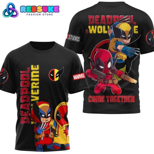 Deadpool And Wolverine Marvel Come Together Shirt