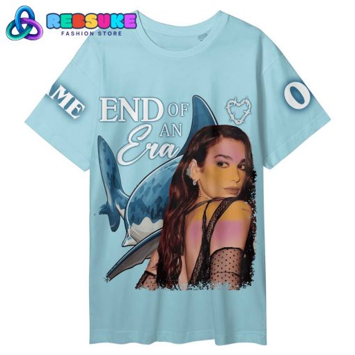 Dua Lipa End Of An Era Sky Blue Customized Shirt