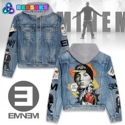 Eminem Ready For Action Hoodie Denim Jacket