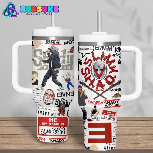 Eminem My Name Is Slim Shady White Stanley Tumbler