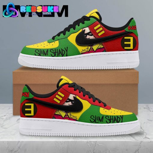 Eminem Slim Shady Red Green Nike Air Force 1