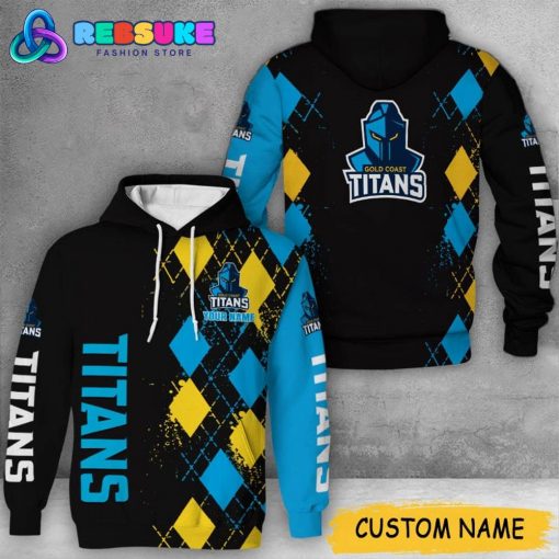 Gold Coast Titans NRL New Personalized Hoodie