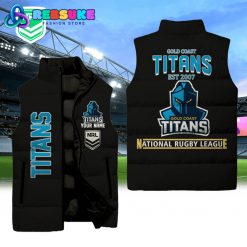 Gold Coast Titans NRL Sleeveless Puffer Down Vest