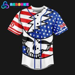 Grateful Dead Happy Independence Day Customized Baseball Jersey