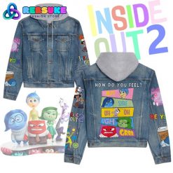 Inside Out 2 How Do You Feel Hoodie Denim Jacket