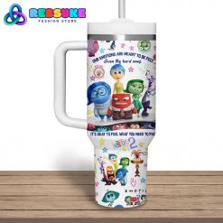 Inside Out 2 Its Okay To Feel All The Feels White Stanley Tumbler