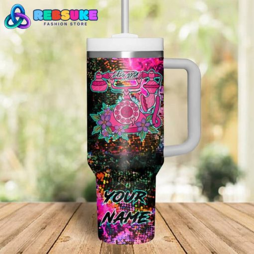 Lady Gaga Colorful Custom Name Stanley Tumbler