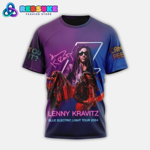 Lenny Kravitz Blue Electric Light Tour 2024 Shirt