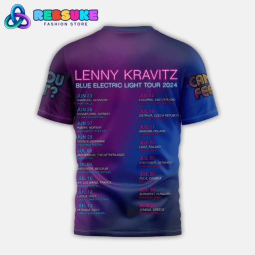 Lenny Kravitz Blue Electric Light Tour 2024 Shirt