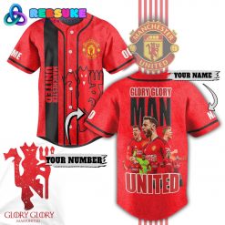 Manchester United Glory Glory Customized Baseball Jersey