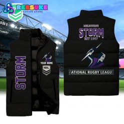 Melbourne Storm NRL Sleeveless Puffer Down Vest