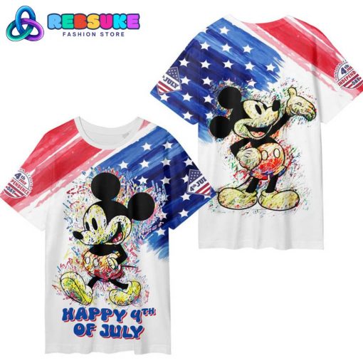 Mickey Mouse Happy Independence Day Shirt