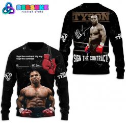 Mike Tyson Sign The Contract Sweater
