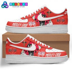 Motley Crue American Band Red Nike Air Force 1