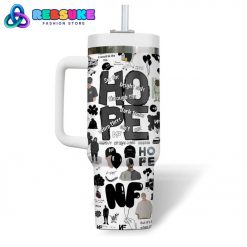 NF Leave Me Alone White Stanley Tumbler