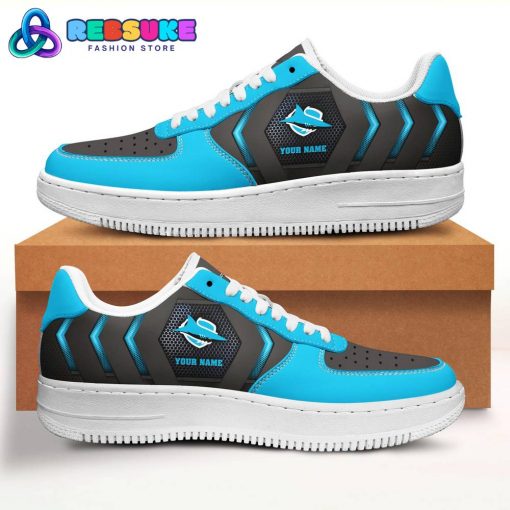 NRL Cronulla-Sutherland Sharks New Nike Air Force 1