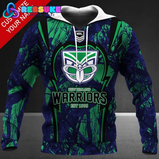 New Zealand Warriors NRL Personalized Hoodie