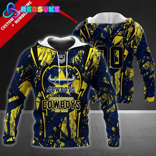 North Queensland Cowboys NRL Personalized Hoodie