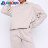 Leisure Series Oversized Hoodie Glacier Grey White Fox