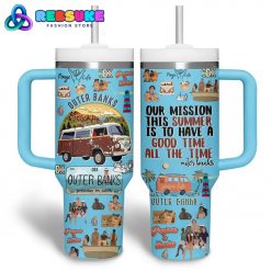 Outer Banks Our Mission This Summer Blue Stanley Tumbler