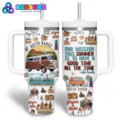 Outer Banks Our Mission This Summer White Stanley Tumbler
