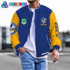 Parramatta Eels NRL Custom Name Baseball Jacket
