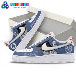 Radiohead English Rock Band Nike Blue Air Force 1