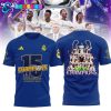 Real Madrid 15 Time Champions UCL White Shirt