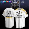 Real Madrid UCL 2024 Champions Baseball Jersey