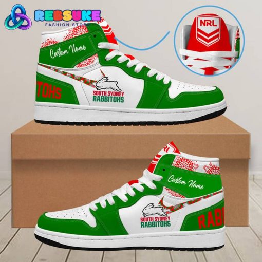 South Sydney Rabbitohs NRL Custom Name Nike Air Jordan 1