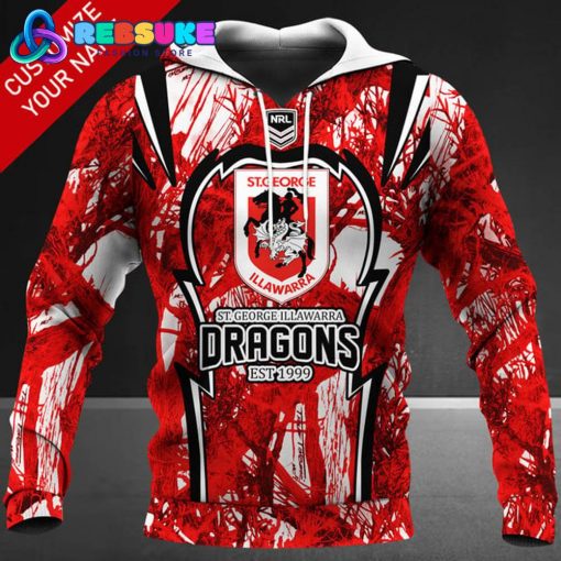 St. George Illawarra Dragons NRL Personalized Hoodie