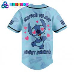 Stitch Is My Spirit Animal Customized Baseball Jersey