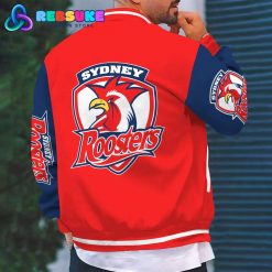 Sydney Roosters NRL Custom Name Baseball Jacket