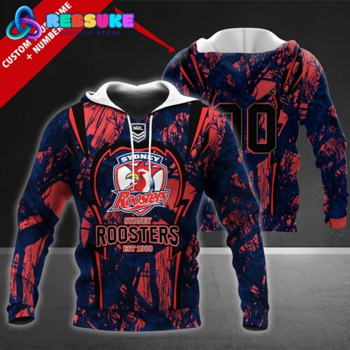 Sydney Roosters NRL Personalized Hoodie