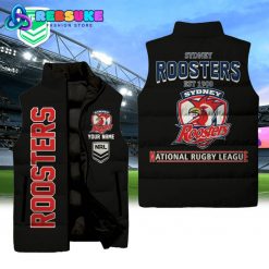 Sydney Roosters NRL Sleeveless Puffer Down Vest